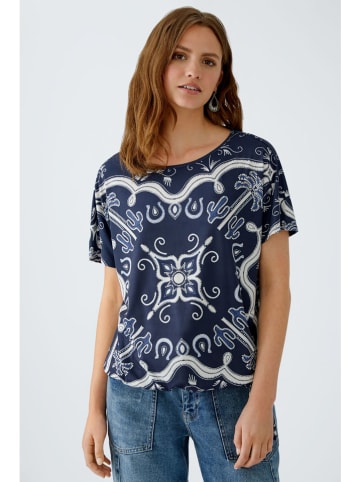 Oui Shirt in Dunkelblau