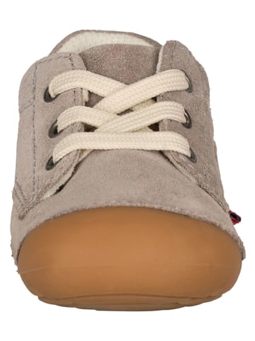 Trollkids Skórzane buty "Bjordal" w kolorze beżowym do raczkowania