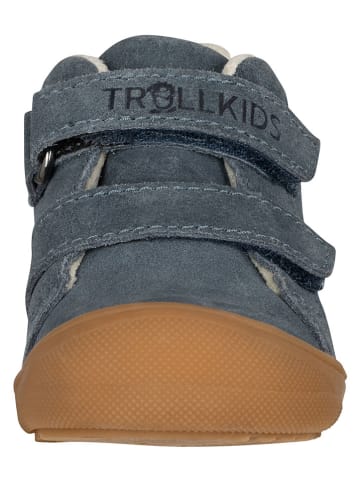 Trollkids Leren loopleerschoenen "Alesund" blauw
