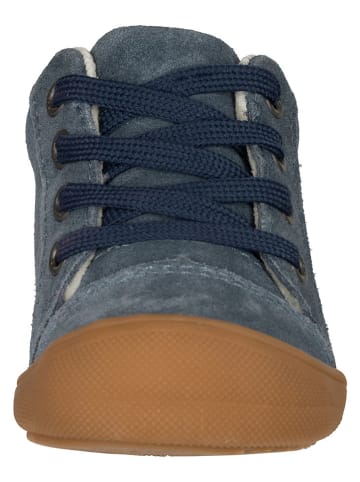 Trollkids Leren loopleerschoenen "Noresund" blauw