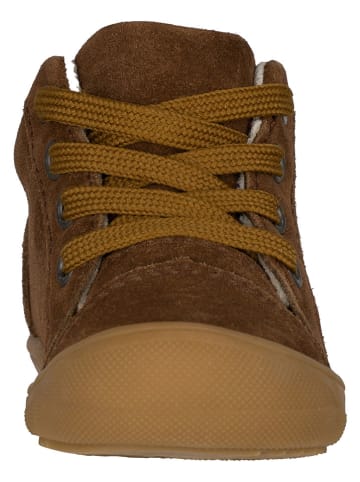 Trollkids Leren loopleerschoenen "Noresund" bruin