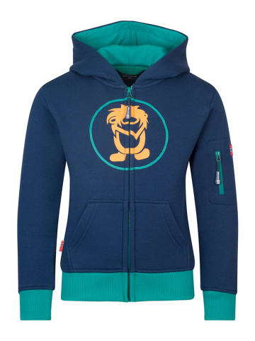 Trollkids Sweatjacke "Sognefjord T" in Blau/ Hellblau