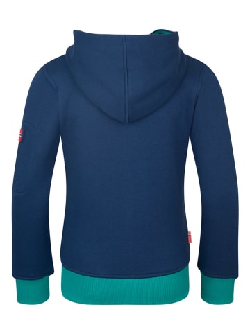 Trollkids Sweatjacke "Sognefjord T" in Blau/ Hellblau