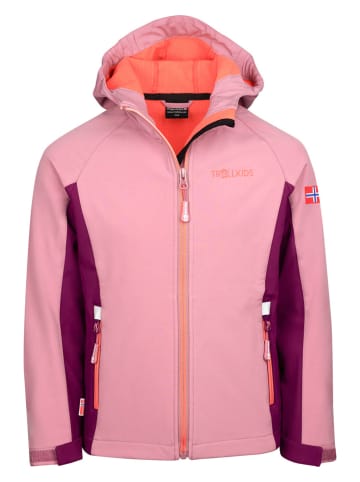 Trollkids Softshelljacke "Kristiansand" in Rosa