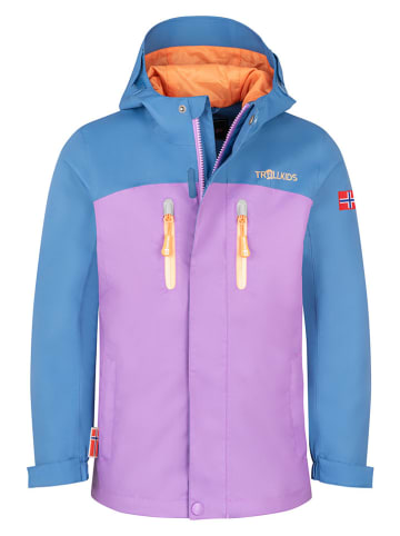 Trollkids Regenjacke "Nusfjord" in Lila