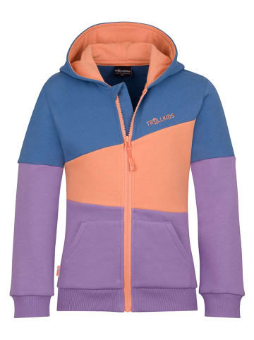 Trollkids Sweatvest "Alesund" paars