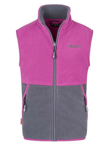 Trollkids Fleece bodywarmer "Kjerag" paars