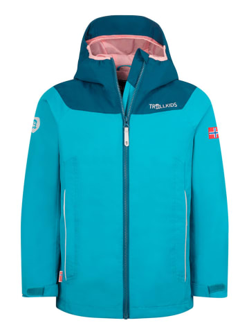 Trollkids Regenjas "Bergen" blauw