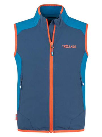 Trollkids Functionele bodywarmer "Balestrand" blauw