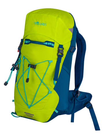 Trollkids Wandelrugzak "Fjell Trekker 22" groen/blauw - (B)24 x (H)50 x (D)18 cm