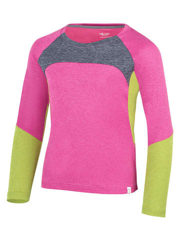 Trollkids Koszulka funkcyjna "Seiland" w kolorze różowym