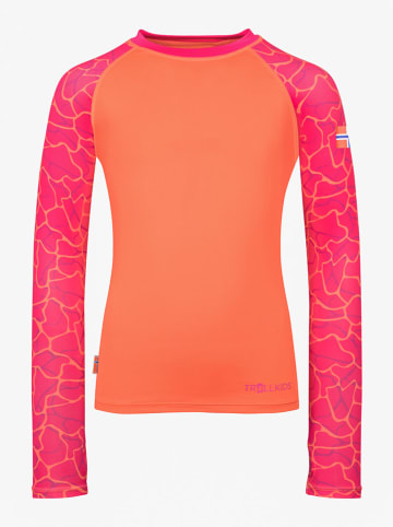 Trollkids Zwemshirt "Haukland" oranje/roze