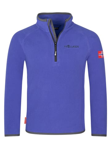Trollkids Bluza polarowa "Nordland" w kolorze fioletowym