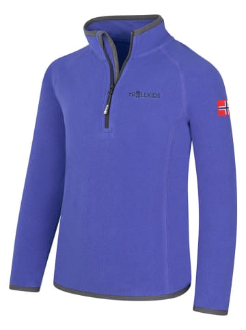 Trollkids Fleecepullover "Nordland" in Lila