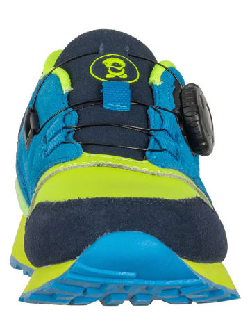 Trollkids Skórzane sneakersy "Kristiansand" w kolorze niebieskim