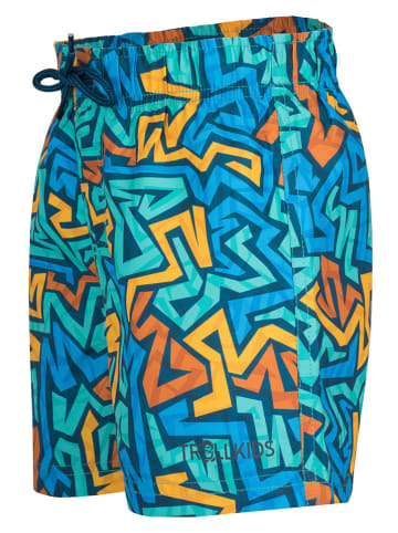 Trollkids Szorty kąpielowe "Haukland" w kolorze turkusowym