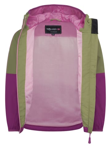 Trollkids Regenjas "Bjordal" roze