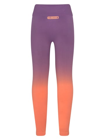 Trollkids Trainingsleggings "Senja" in Lila/ Orange