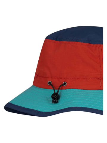 Trollkids Sonnenhut "Trollfjord" in Rot/ Hellblau