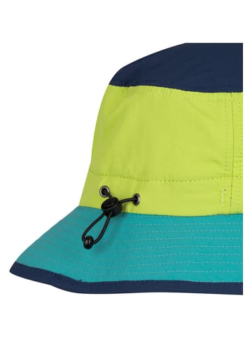 Trollkids Kapelusz przeciwsłoneczny "Trollfjord" w kolorze zielono-błękitnym