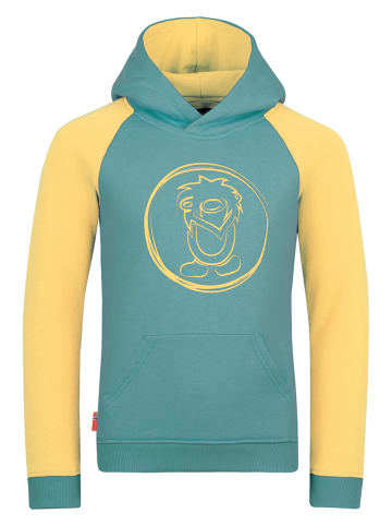 Trollkids Bluza "Stavanger" w kolorze żółto-zielonym