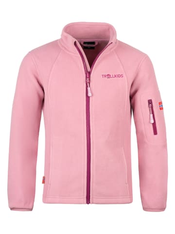 Trollkids Fleece vest "Arendal Pro" lichtroze