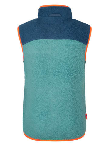 Trollkids Fleeceweste "Hemsedal" in Türkis
