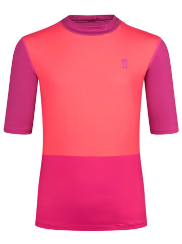 Trollkids Badeshirt "Balestrand T" in Pink/ Lila