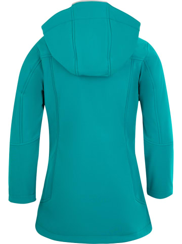 Trollkids Płaszcz softshellowy "Lillesand" w kolorze morskim