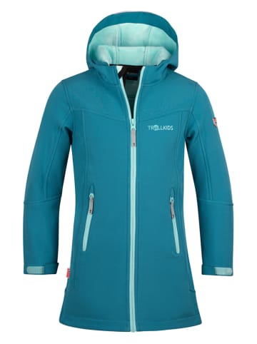 Trollkids Softshellmantel "Lillesand" in Blau