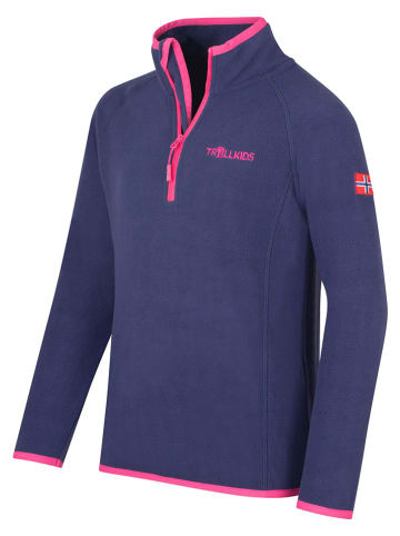Trollkids Fleece trui "Nordland" paars