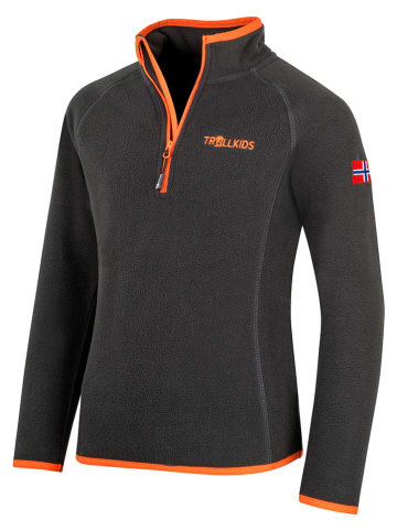 Trollkids Bluza polarowa "Nordland" w kolorze czarnym