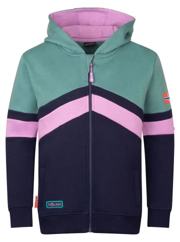 Trollkids Bluza "Flekkefjord" w kolorze fioletowym