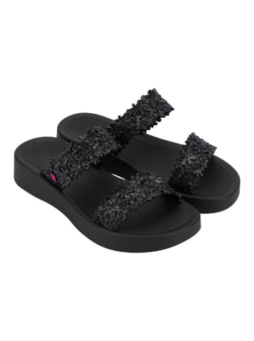 zaxy Klapki "Primavera" w kolorze czarnym