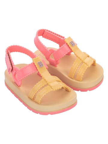 zaxy Sandalen "Nina Conectada" geel/lichtroze