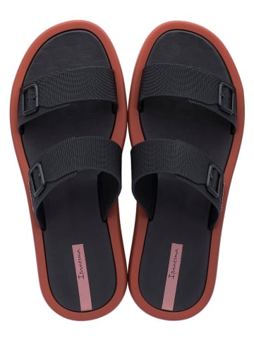 Ipanema Pantoletten "Nuvea" in Schwarz/ Hellbraun