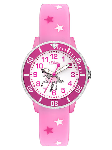 s.Oliver Kwartshorloge roze