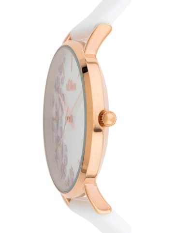 S. Oliver Zegarek kwarcowy w kolorze różowozłoto-białym