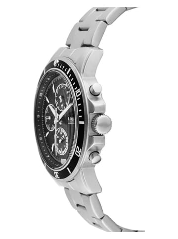 s.Oliver Chronograph in Silber/ Schwarz