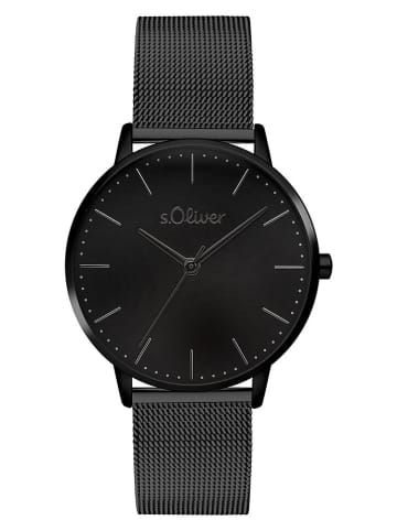 s.Oliver Zegarek kwarcowy w kolorze czarnym