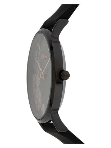 s.Oliver Zegarek kwarcowy w kolorze czarnym