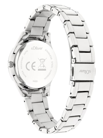 s.Oliver Zegarek kwarcowy w kolorze srebrno-białym