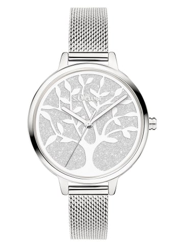 s.Oliver Quarzuhr in Silber