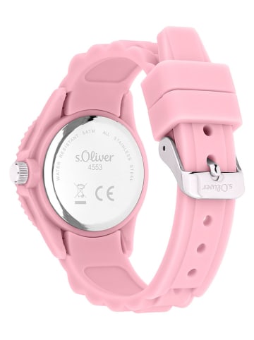 s.Oliver Quarzuhr in Rosa