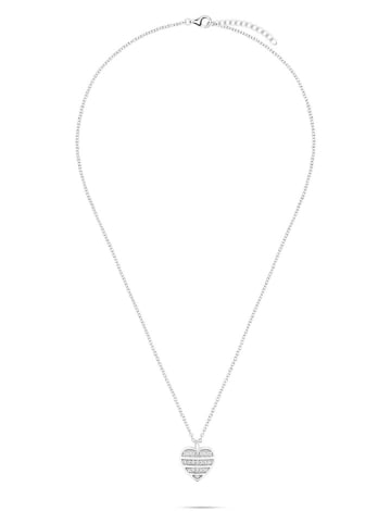 s.Oliver Silber-Halskette mit Anhänger - (L)47 cm