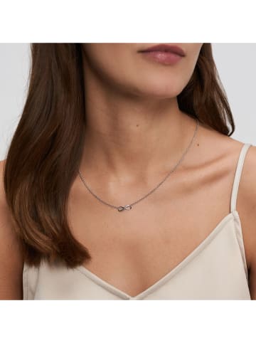 s.Oliver Srebrny naszyjnik z zawieszką - dł. 50 cm