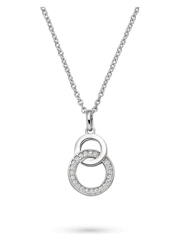 s.Oliver Silber-Halskette mit Anhänger - (L)50 cm