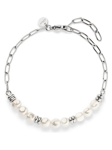 s.Oliver Rosévergulde armband met sierelementen