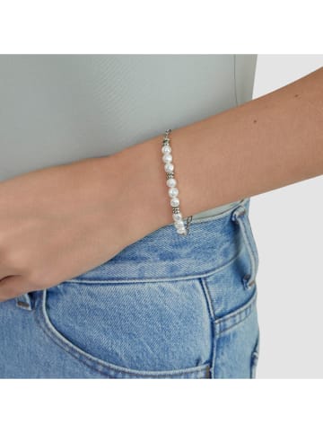 s.Oliver Rosévergulde armband met sierelementen