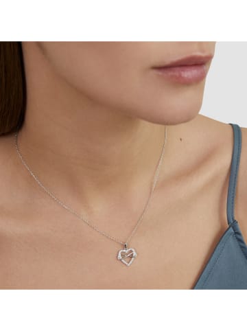 s.Oliver Zilveren ketting met hanger - (L)45 cm